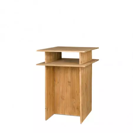 Wooden high table, Solid Wood