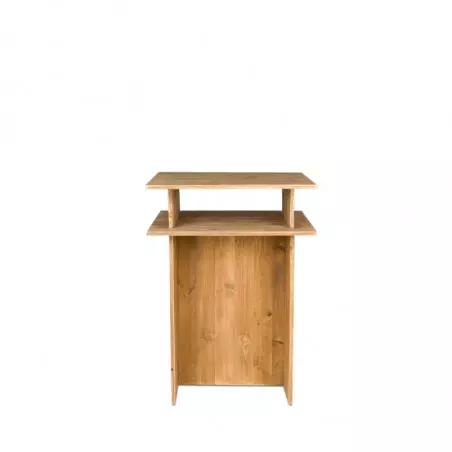 Table de dégustation caviste TRADIS en bois massif