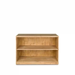 Low counter, 2 shelf, Solid Wood