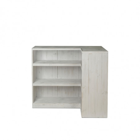 Shop display corner counter, Solid wood | TRADIS