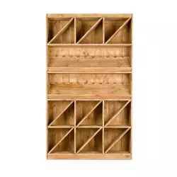 Wine shelf capacity 200 bottles TRADIS Aged Wood