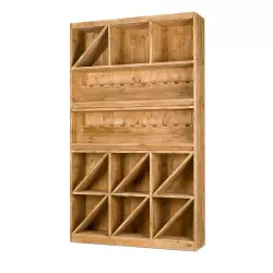 Wine rack 200 bottles capacity, solid wood