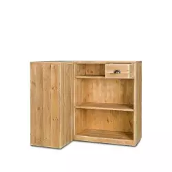 Comptoir d'angle modulable en bois massif