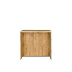 2-level shop counter, disabled standard, solid wood back