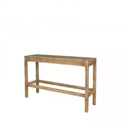 Bench for high table, 2 persons, solid wood TRADIS