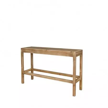 Bench for high table, 2 persons, solid wood TRADIS