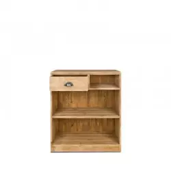 Reception counter with drawer, solid wood TRADIS