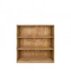 3-tier shelf unit, solid wood TRADIS