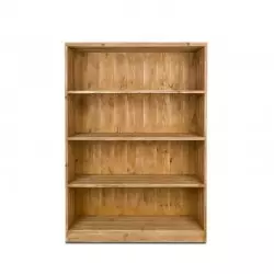 4-tier shelf unit H140, solid wood TRADIS