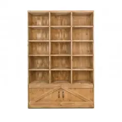 15-cube shelf unit 2 doors H173 TRADIS