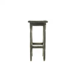 Tabouret de bar H75 cm, bois massif