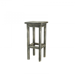 Bar stool H75 cm, Solid Wood