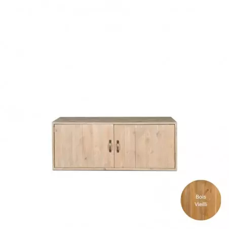 Wooden cabinet H46, solid wood Bois Vieilli