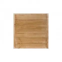 Plateau de table carré L60 cm, bois massif