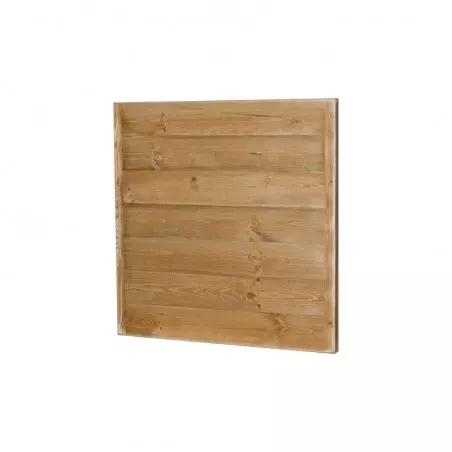 Plateau de table carré L70 cm, bois massif