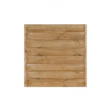 Plateau de table carré L80 cm, bois massif