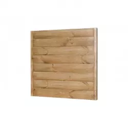 Plateau de table carré L80 cm, bois massif