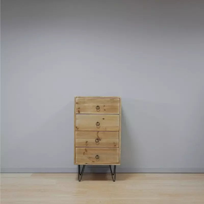 Chiffonnier ISABEAU en bois massif, meuble d'occasion