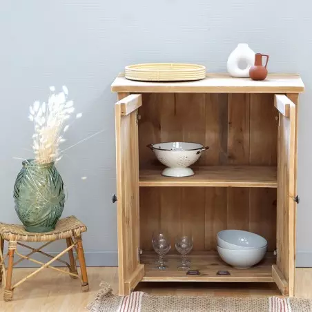 Sideboard EUSTACHE 2 doors solid wood, second hand furniture