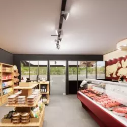 Agencement commerce superficie 29m² max boucherie