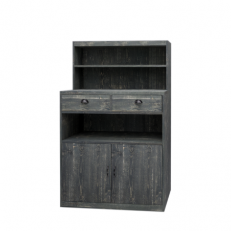 Buffet de service restaurant bois massif H160 cm | TRADIS