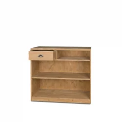 Shop counter with shelf, solid wood tradis