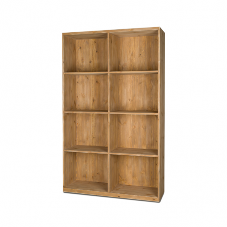 Magnum bottle dedicated shelf unit, 8 compartments, solid wood