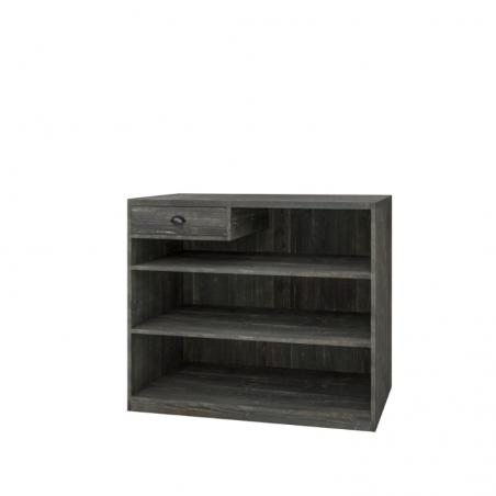 Wooden shop counter with drawer, Solid Wood | TRADIS