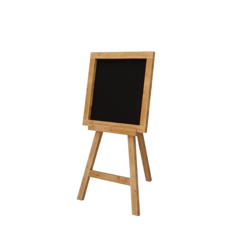 Tripod chalkboard, Solid Wood