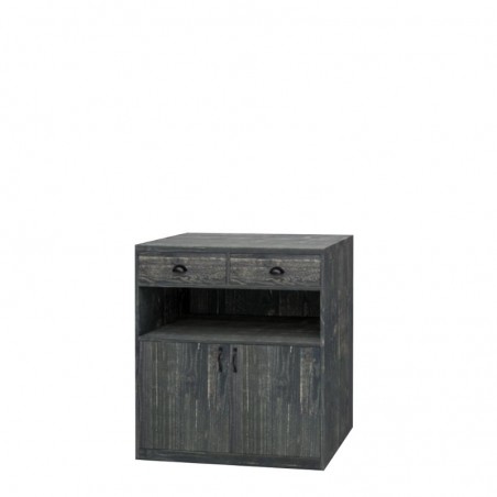 Buffet 2 drawers 2 doors, solid wood | TRADIS