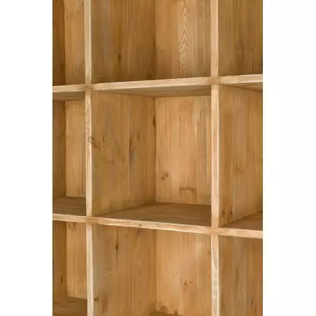 15-cube shelf unit, solid wood | TRADIS