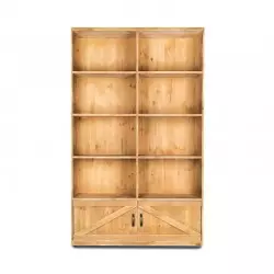 Étagère 8 casiers L119 cm bois massif