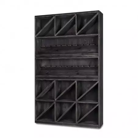 Wine rack 200 bottles capacity, solid wood | TRADIS