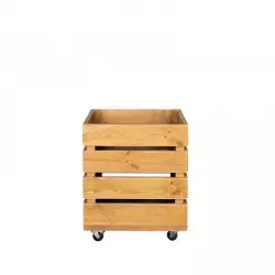 solid wood crate for fruits and vegetables