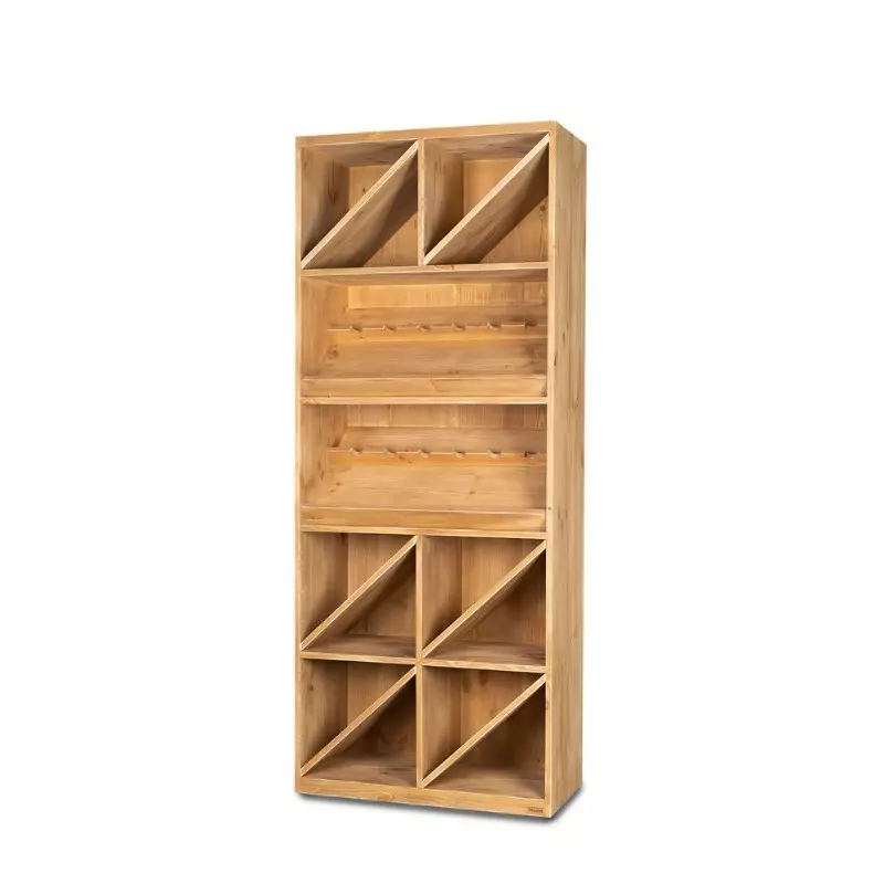 solid wood wine rack 79cm width in solid wood