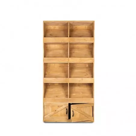 Bakery shelf with 4 levels in solid wood