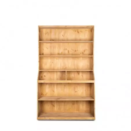 Bakery shelf with 6 levels in solid wood