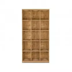 15-cube shelf unit