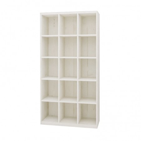 15-cube shelf unit, solid wood | TRADIS