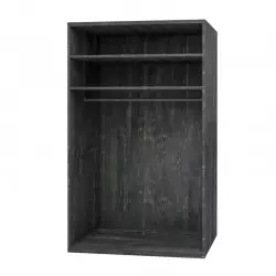 Armoire penderie à vêtements, bois massif