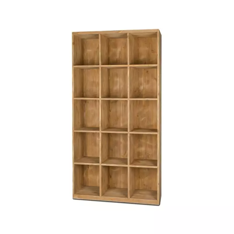 15-cube shelf unit, solid wood