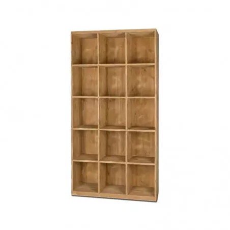 15-cube shelf unit, solid wood