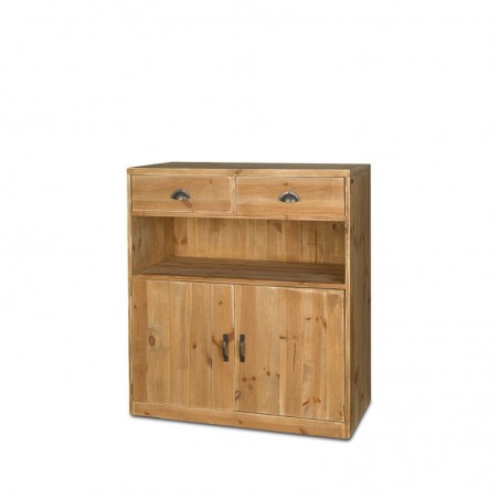 Buffet 2 drawers 2 doors, solid wood