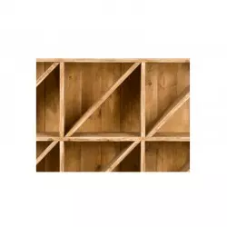 Shelf dividers, set of 3, solid wood