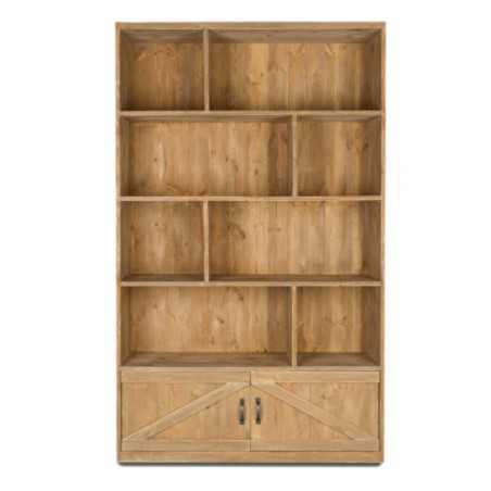 8-cube shelf unit 2 doors H195