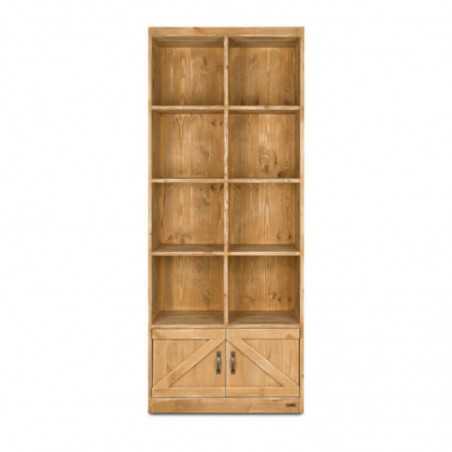 8-cube shelf unit 2 doors