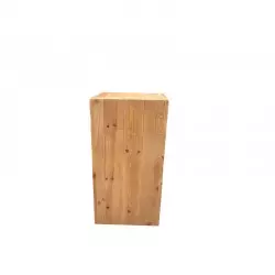 cube de présentation bois massif