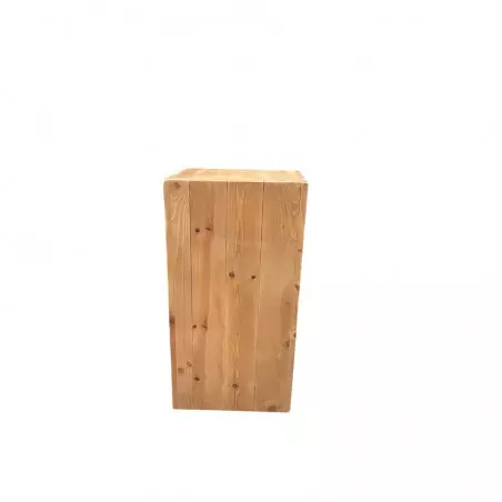 cube de présentation bois massif