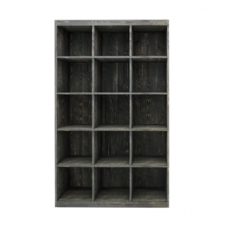 15-cube shelf unit, Noir Charbonneux w119