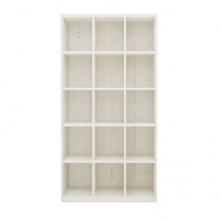 15-cube shelf unit, Blanc Camarillo